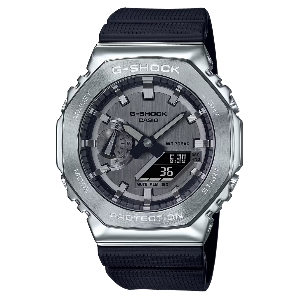 GM-2100 Silver | Metal Bezel G-Shock