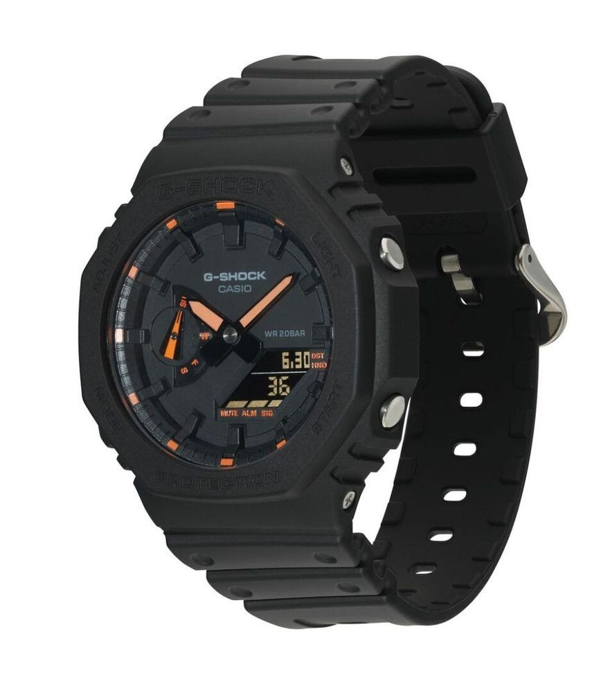 GA-2100 1A4 | Red Accent | Chrono Working