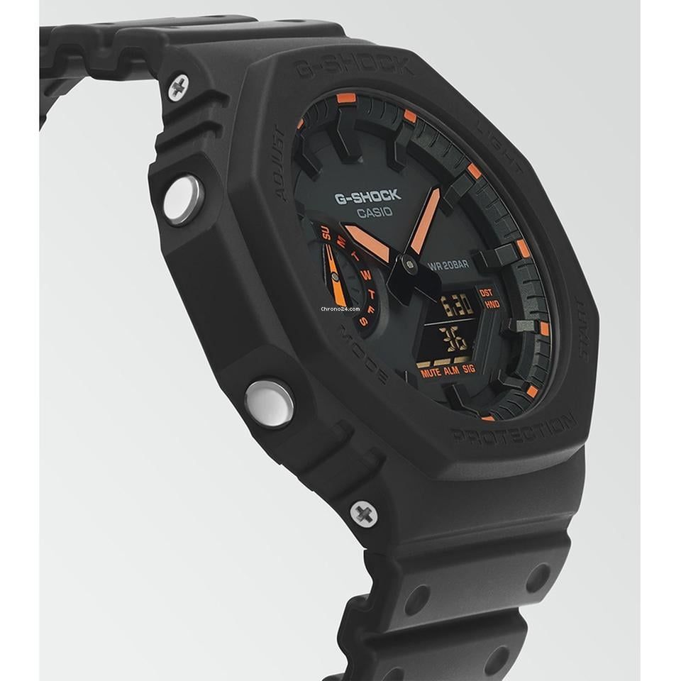 GA-2100 1A4 | Red Accent | Chrono Working
