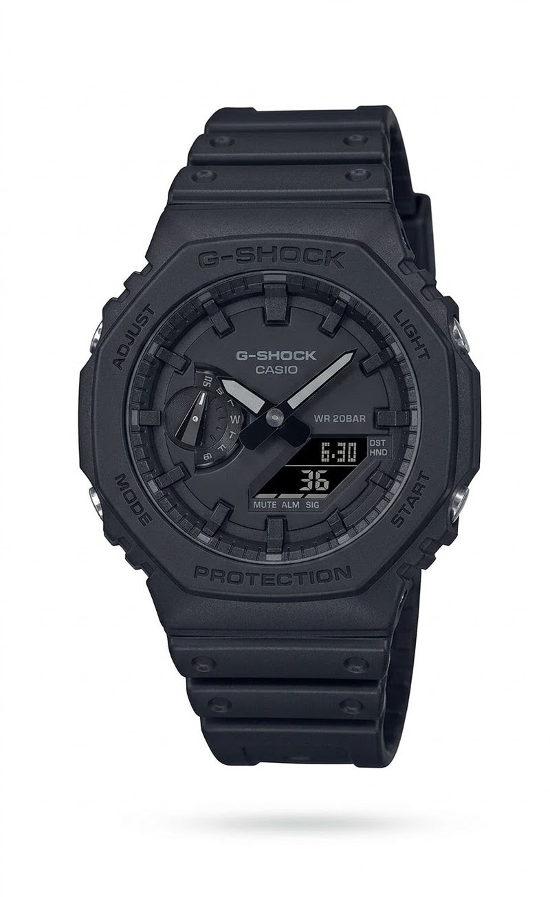 GA-2100 BLACK | CHRONOGRAPH WORKING